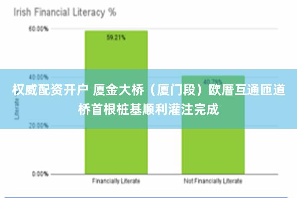 权威配资开户 厦金大桥（厦门段）欧厝互通匝道桥首根桩基顺利灌注完成