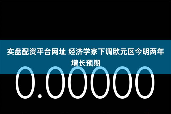 实盘配资平台网址 经济学家下调欧元区今明两年增长预期