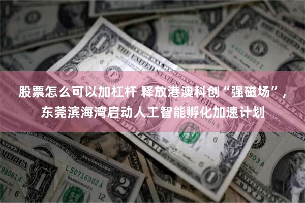 股票怎么可以加杠杆 释放港澳科创“强磁场”，东莞滨海湾启动人工智能孵化加速计划