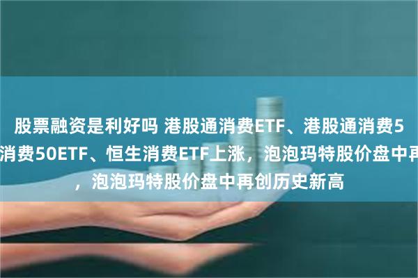 股票融资是利好吗 港股通消费ETF、港股通消费50ETF、港股消费50ETF、恒生消费ETF上涨，泡泡玛特股价盘中再创历史新高